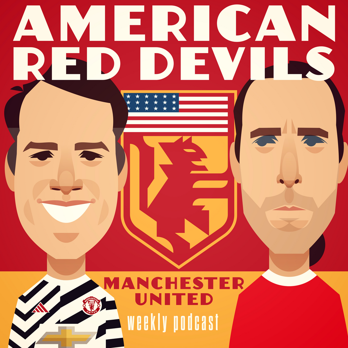 Compra Manchester United Crest Pennant Red | Tienda de Manchester United