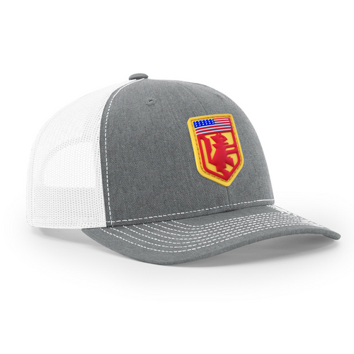 American Red Devils Trucker Hat - Classic 112 Edition (Gray & White)