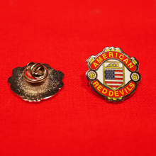 Load image into Gallery viewer, Classic American Red Devils Badge Pin