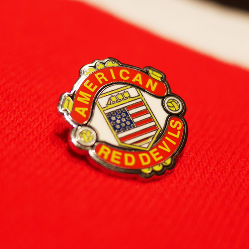 Classic American Red Devils Badge Pin