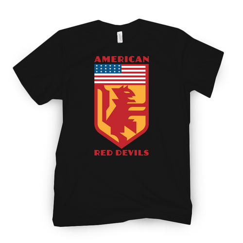 American Red Devils Badge Logo T-Shirt