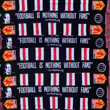 Load image into Gallery viewer, American Red Devils 2021/2022 Scarf - &quot;Football Is Nothing Without Fans&quot;